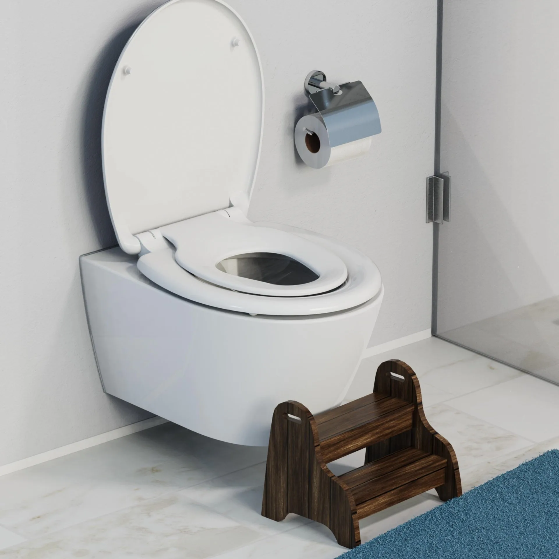 SCHÜTTE FAMILY WHITE WC-Sitz, Kunststoff, mit Absenkautomatik und Schnellverschluss