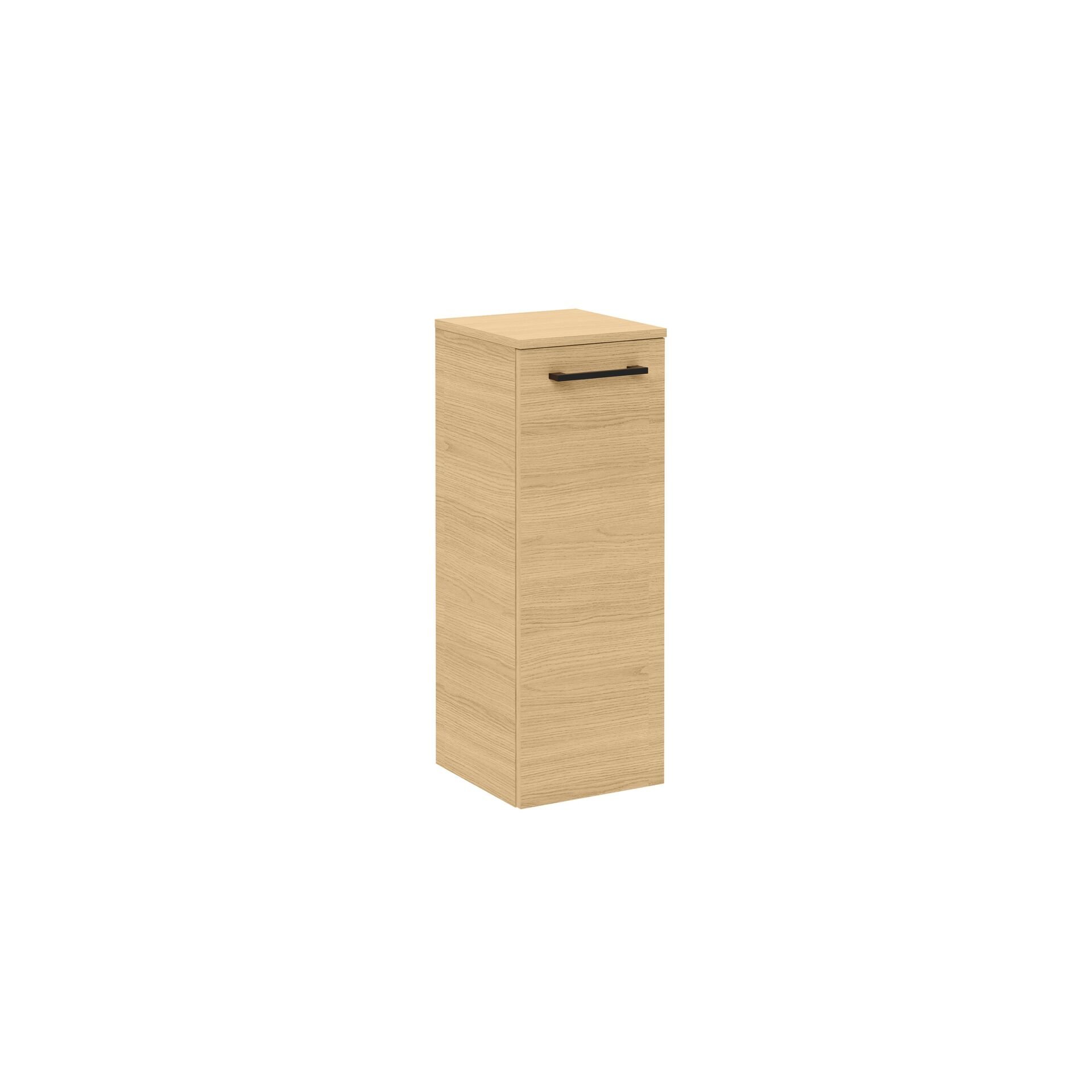FACKELMANN B.ROUND Midischrank 30 cm breit, Braun, Türanschlag rechts