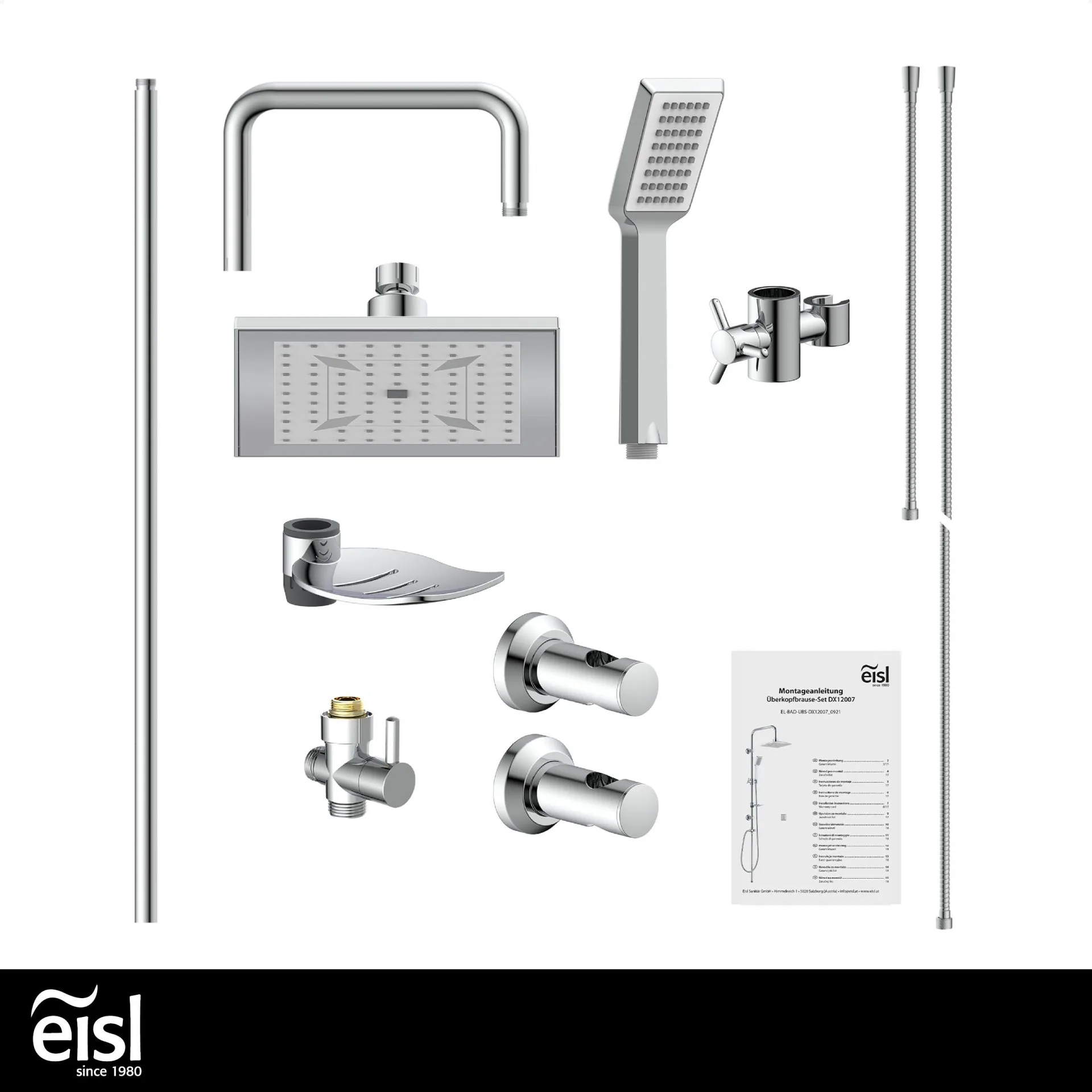 EISL EASY COOL Überkopf-Brauseset, Chrom