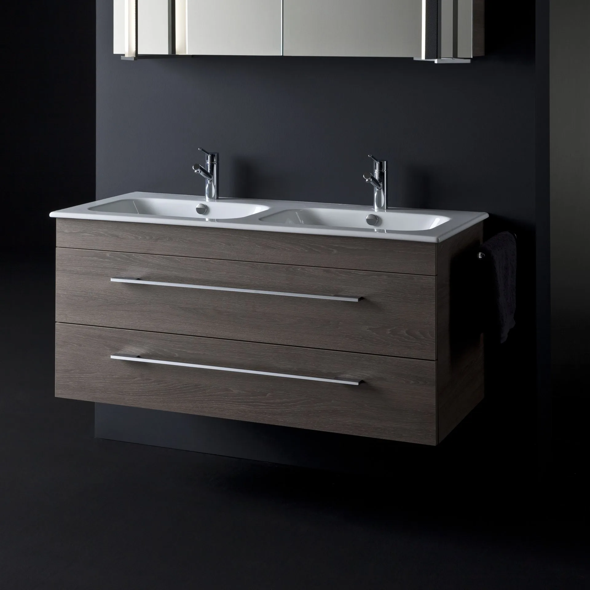 Lanzet K5 Keramik Doppelwaschbecken 121 cm