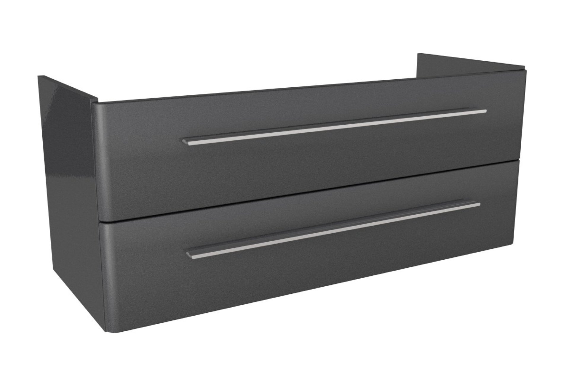 Lanzet K8 Waschtischunterschrank 116 cm Anthrazit