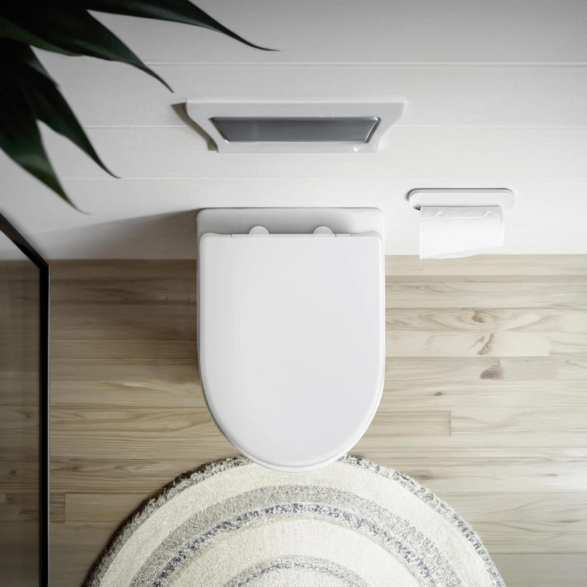 WENKO SINDIA WC-Sitz, Weiß, 300 kg Tragkraft, mit Absenkautomatik