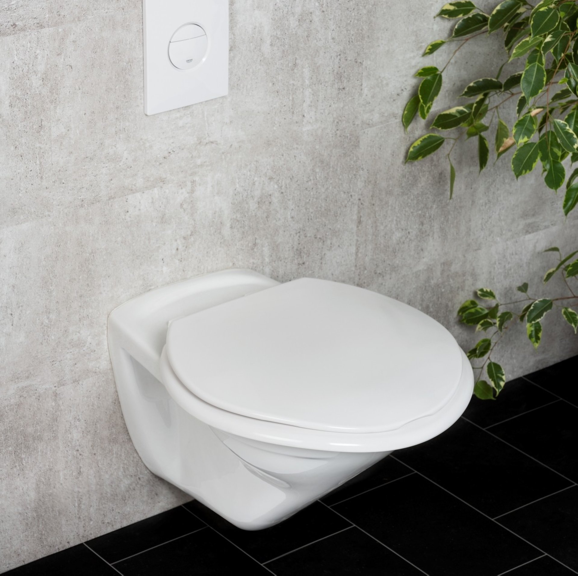WENKO TORINO XXL WC-Sitz, Weiß, 300 kg Tragkraft