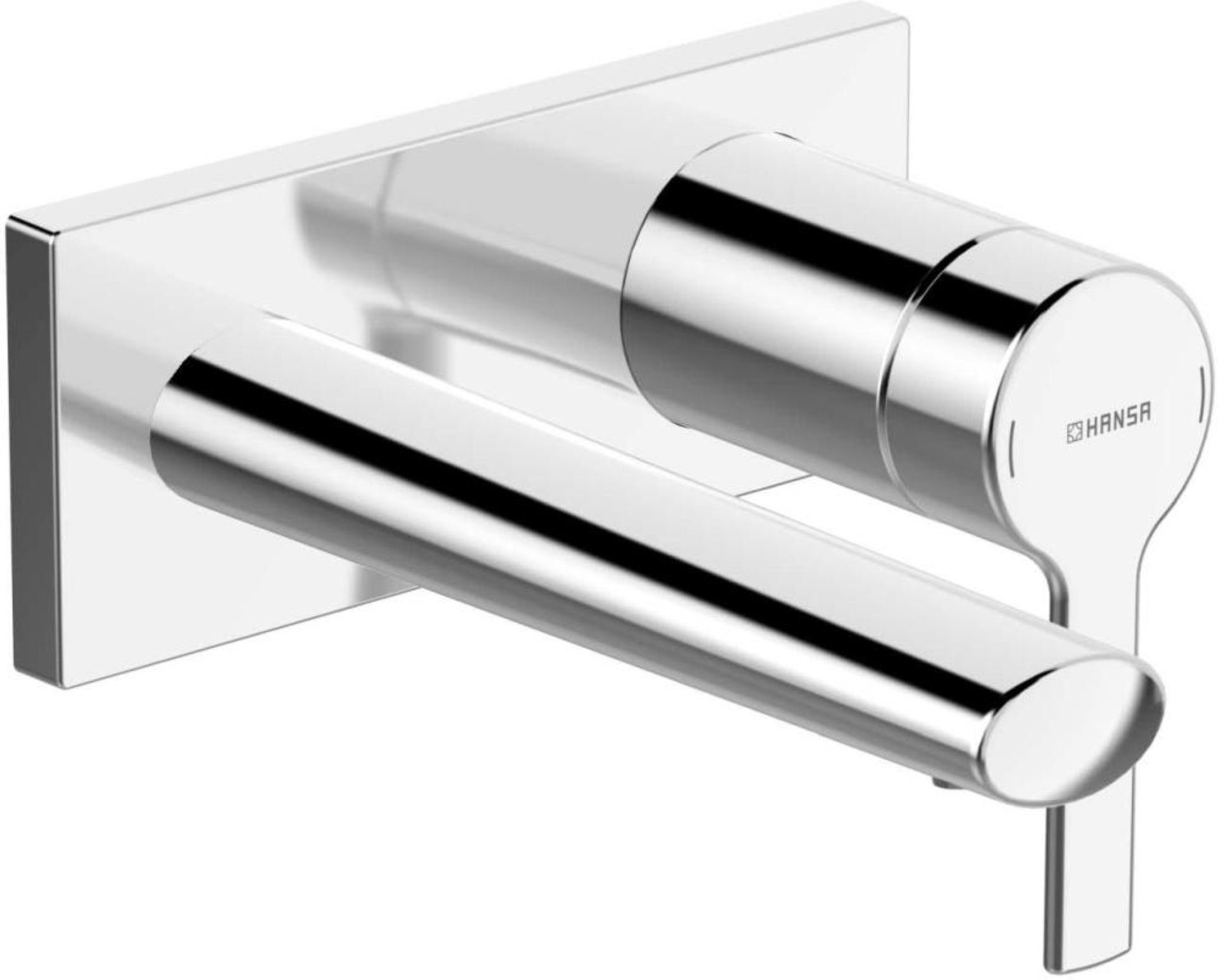 HANSA HANSARONDA Waschtischarmatur, Chrom, zur Wandmontage