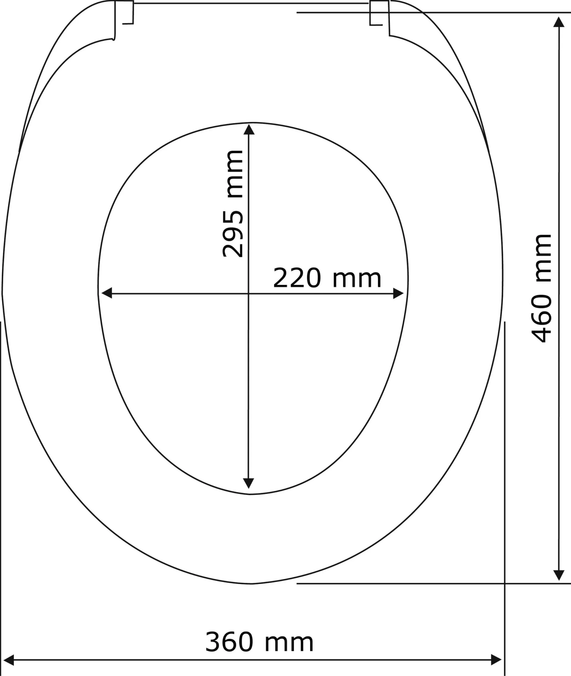WENKO HABOS WC-Sitz, Weiß, Thermoplast, mit Absenkautomatik