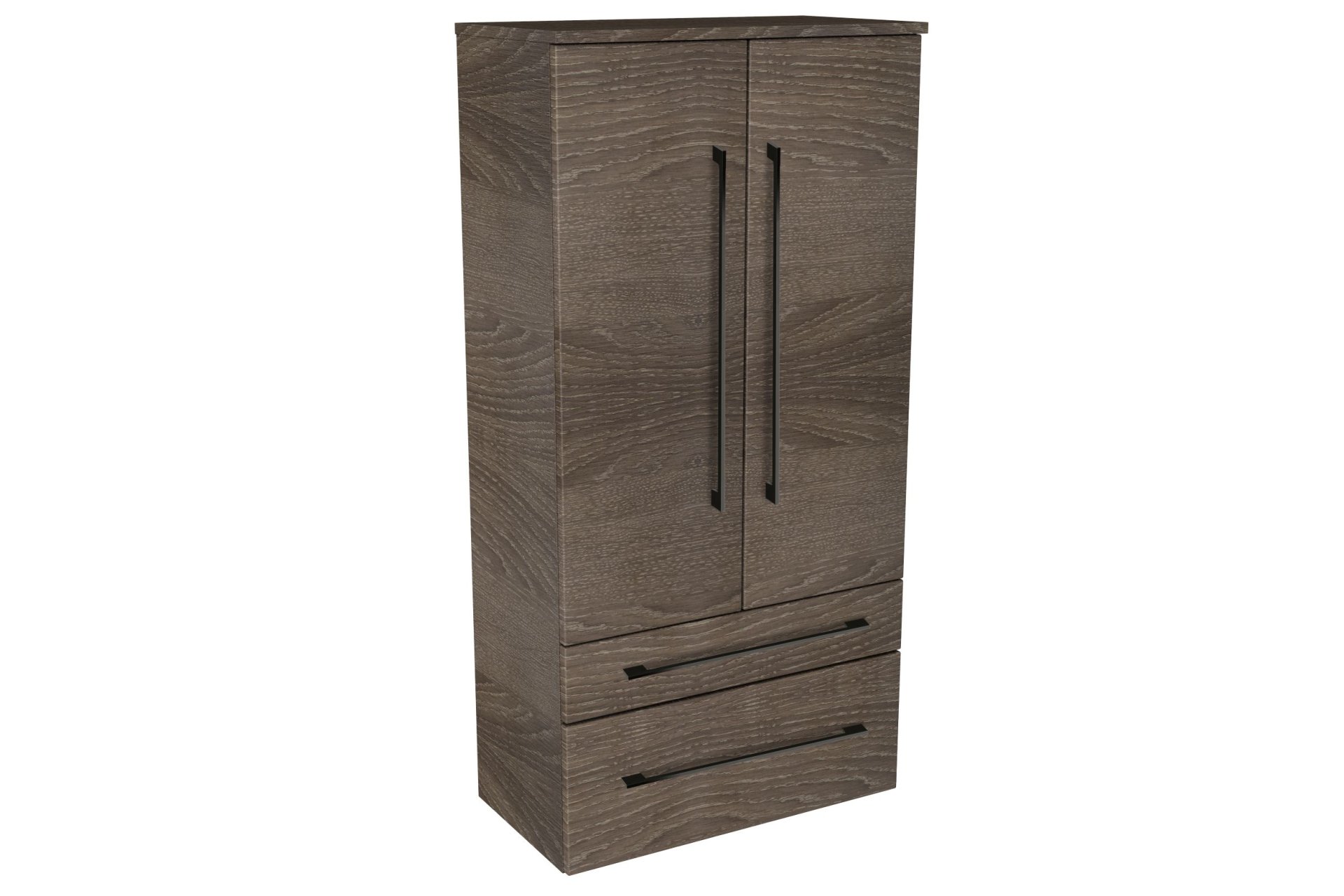 Lanzet Midischrank 60 cm, Dunkelbraun