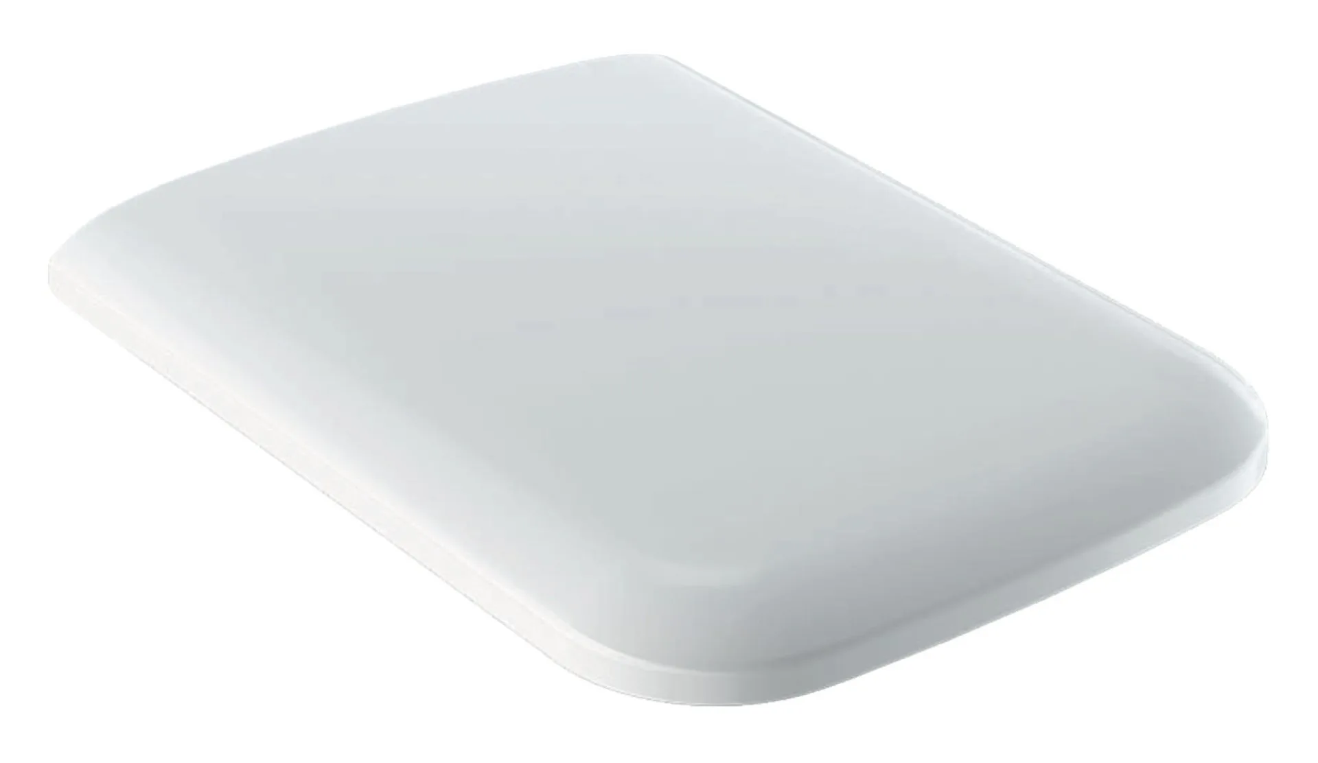 GEBERIT ICON SQUARE WC-Sitz, Weiß, mit Absenkautomatik
