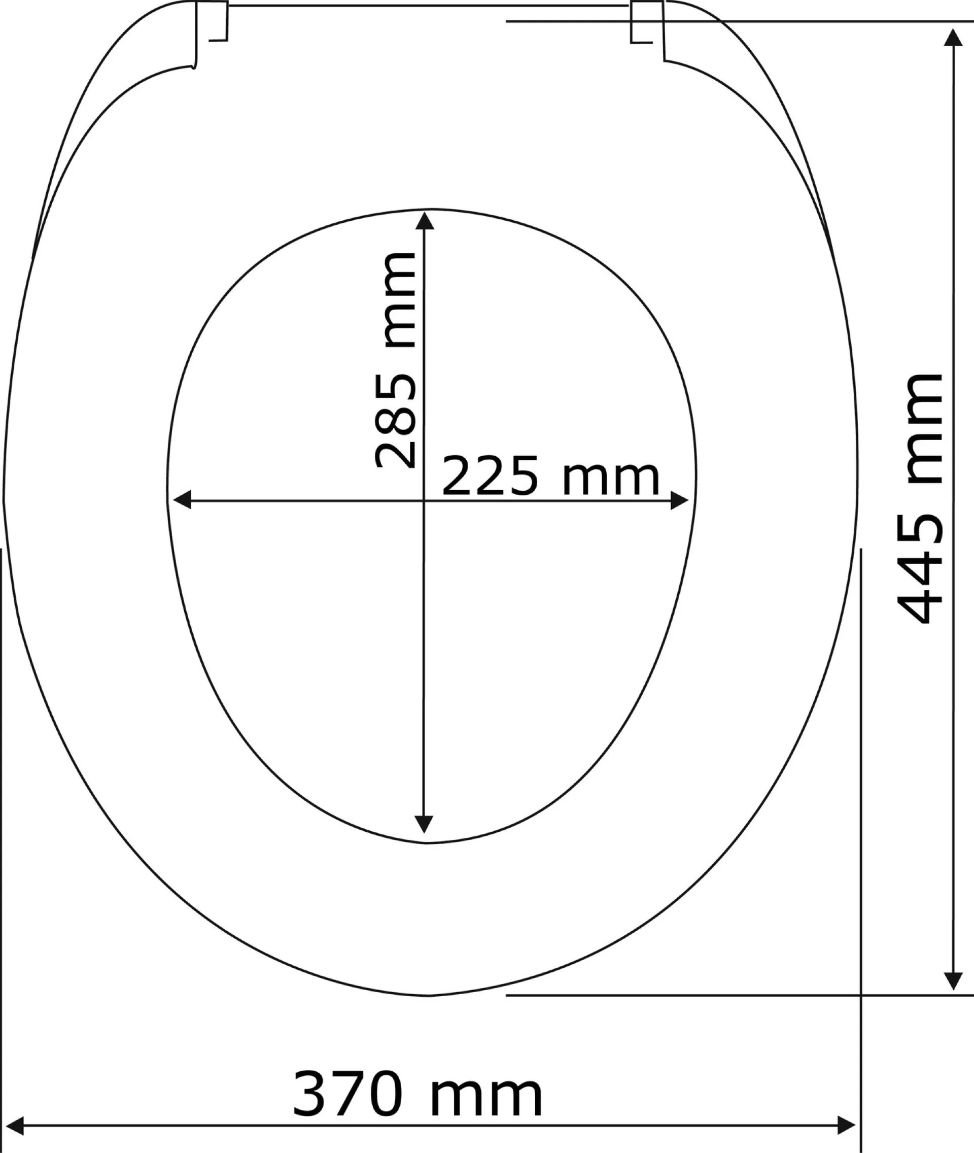 WENKO GUBBIO WC-Sitz , Weiß, Duroplast, mit Absenkautomatik