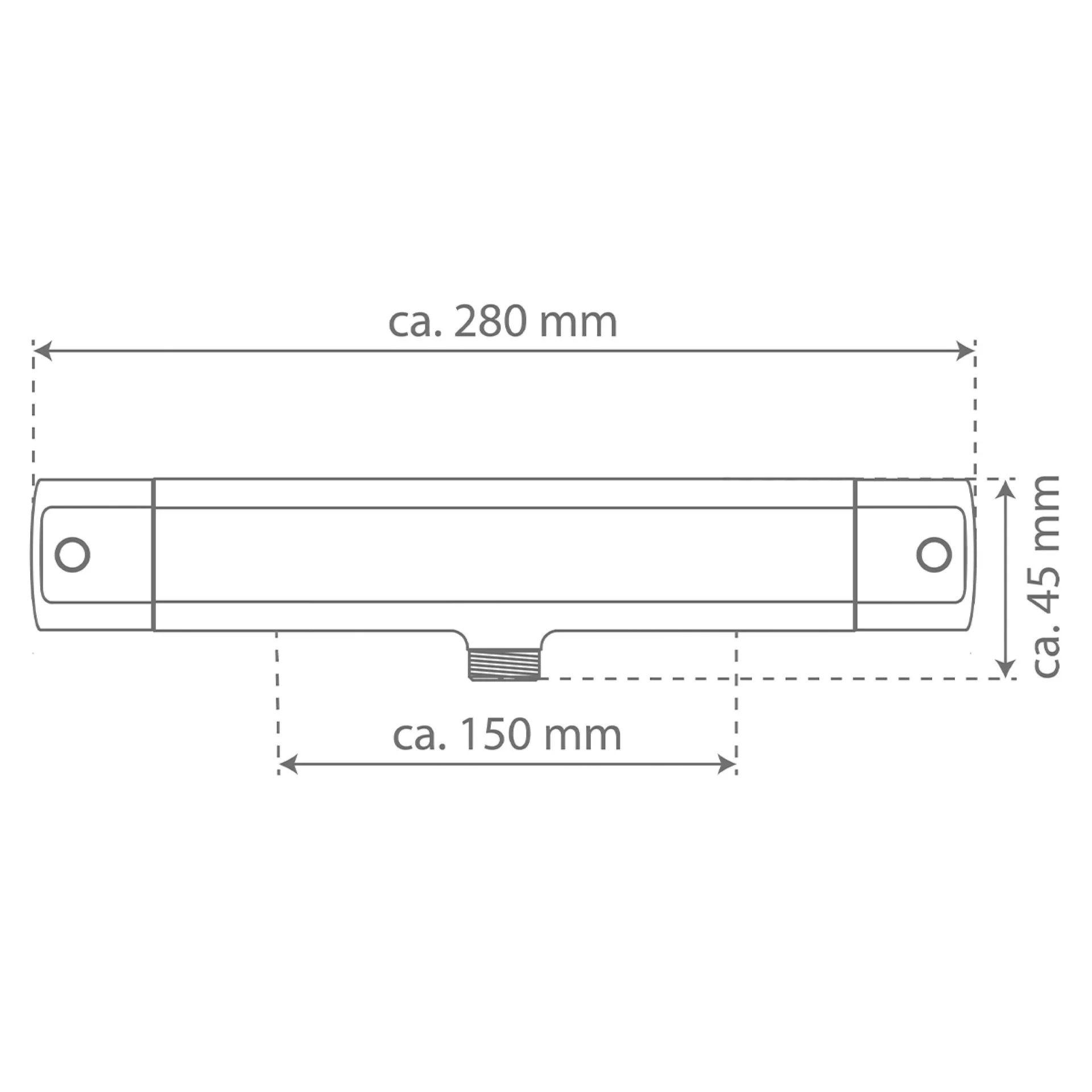 Schütte VITA Thermostat Duscharmatur, Chrom