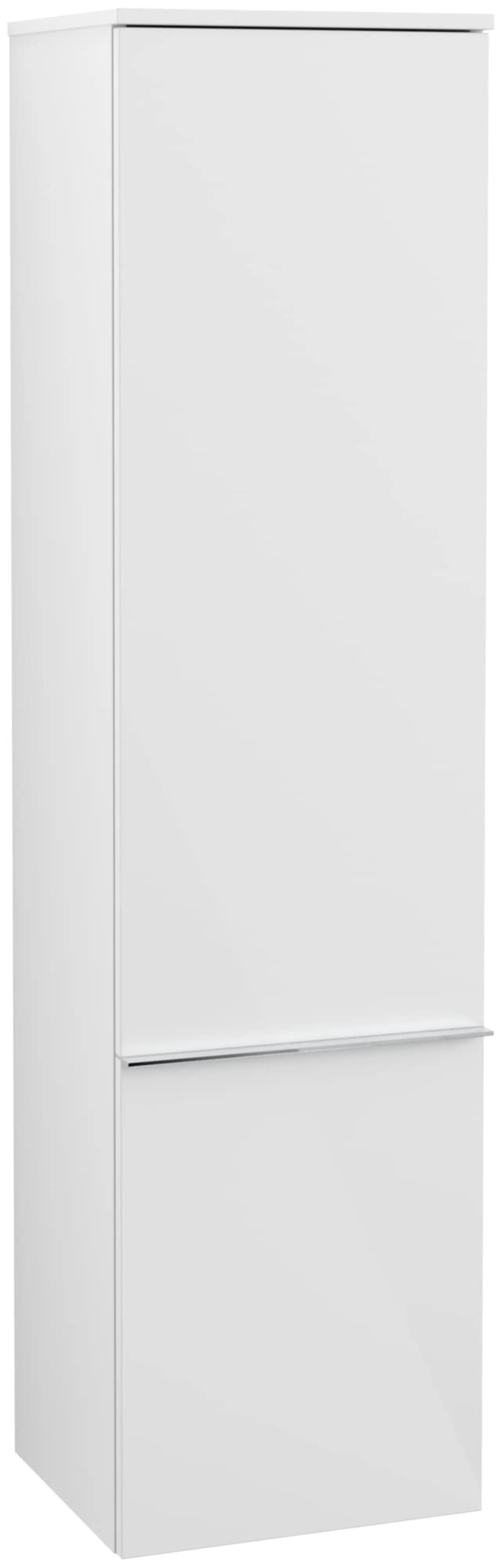 VILLEROY & BOCH VENTICELLO Hochschrank 40 cm, Weiß, Griff Chrom, Türanschlag links