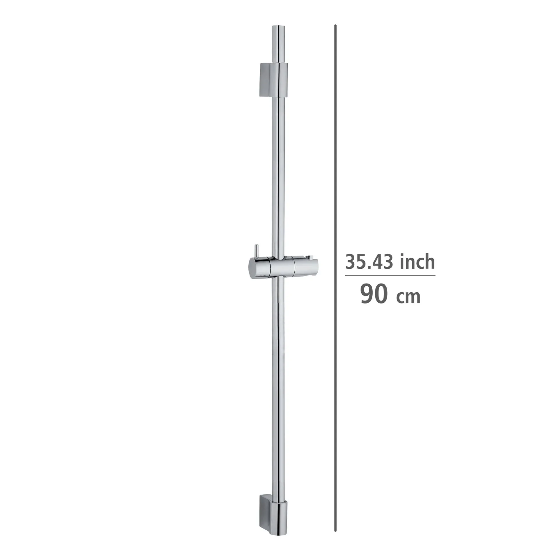 WENKO CLASSIC Duschstange 90 cm, Chrom