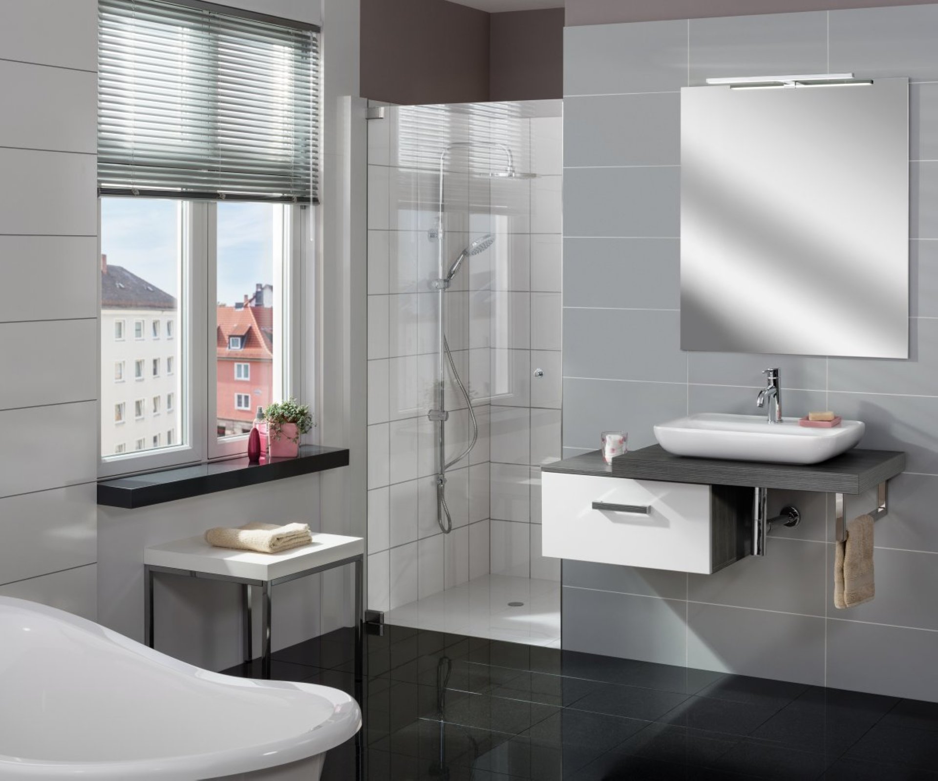 Fackelmann Waschtischhalter Chrom