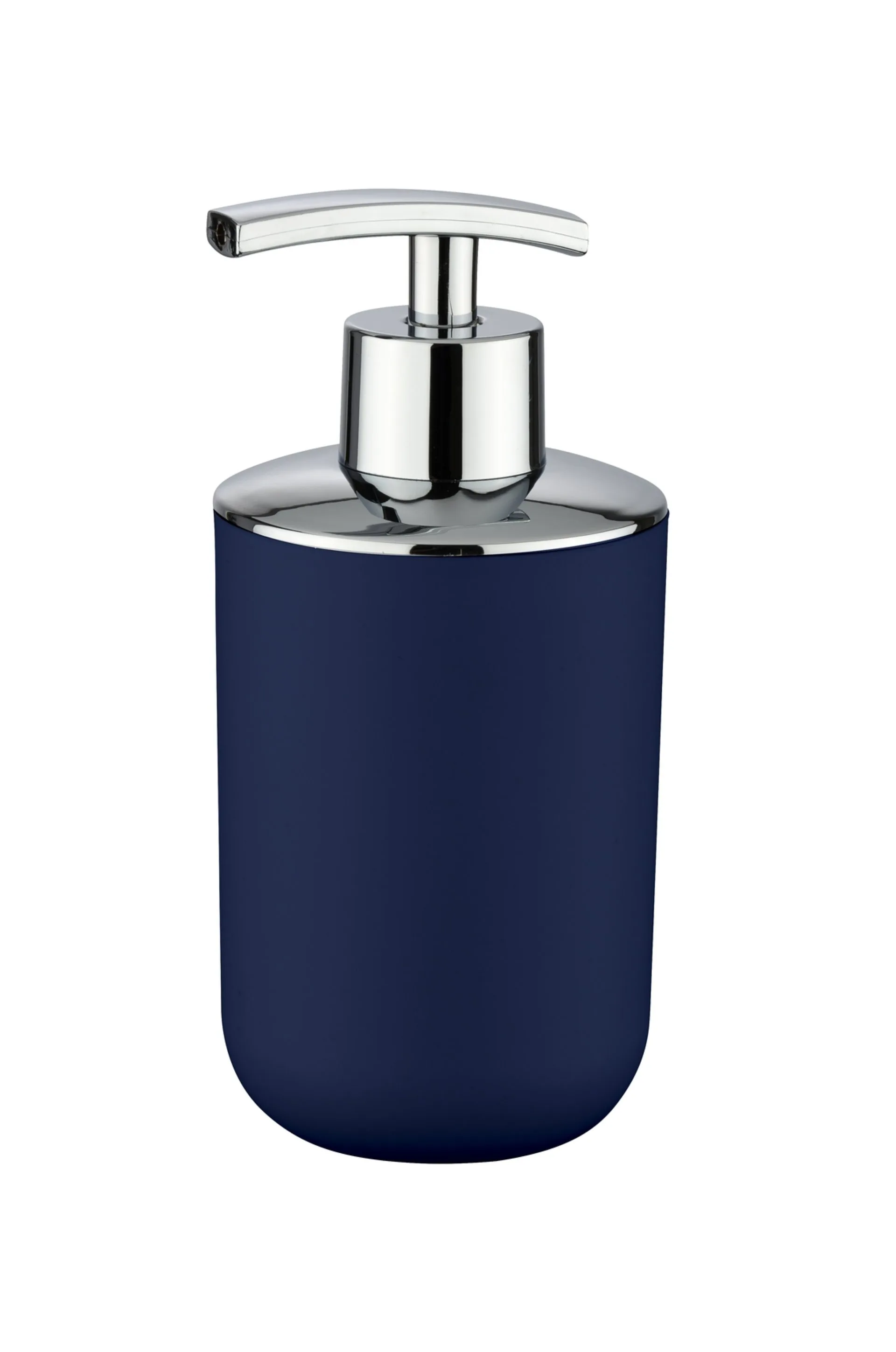 WENKO BRASIL Accessoire Set, Blau, Zahnputzbecher, Seifenspender, WC-Garnitur, Kosmetikeimer