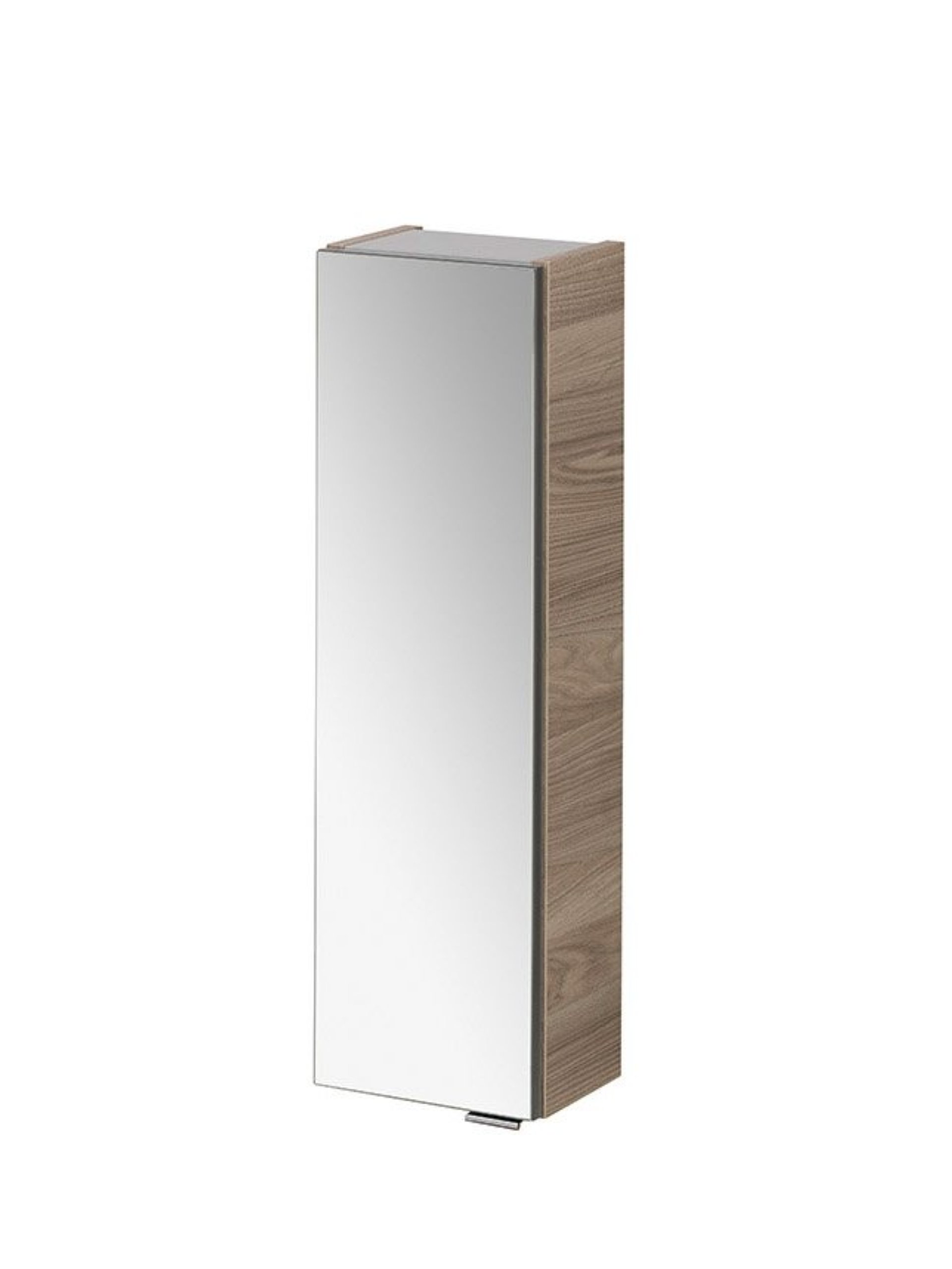 Fackelmann LUXOR Spiegel Hängeschrank 20 cm, Braun hell, links