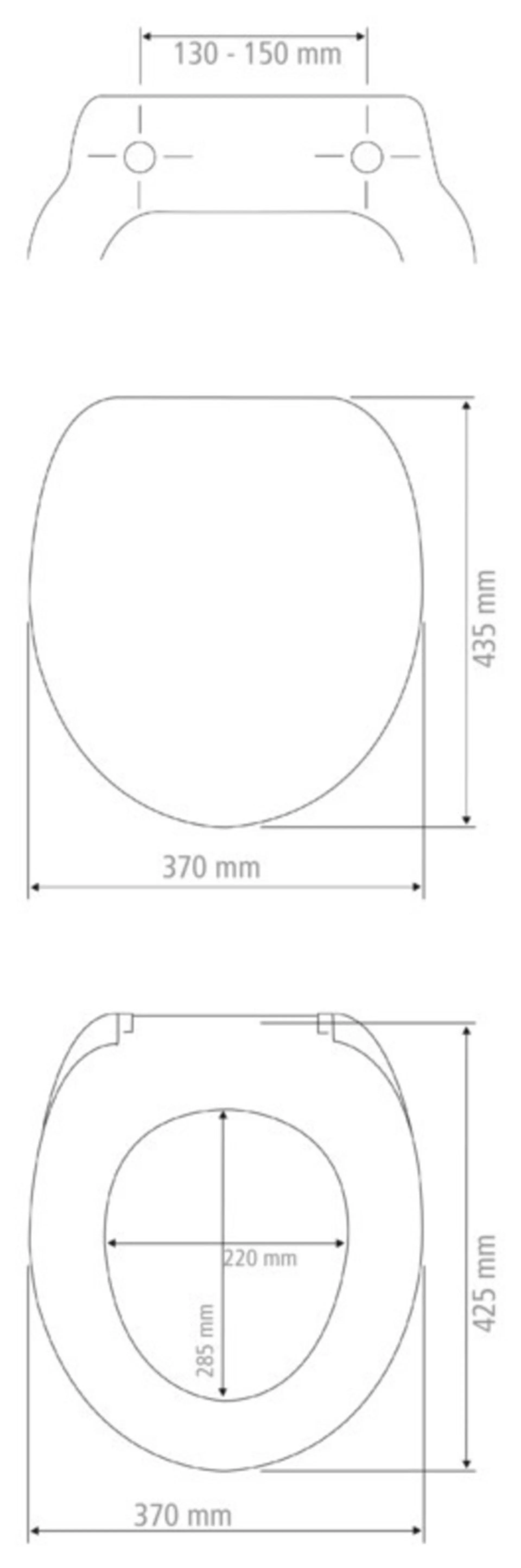 WENKO SECURA COMFORT WC-Sitz, Weiß, 300 kg Tragkraft, 8 cm Sitzflächenerhöhung