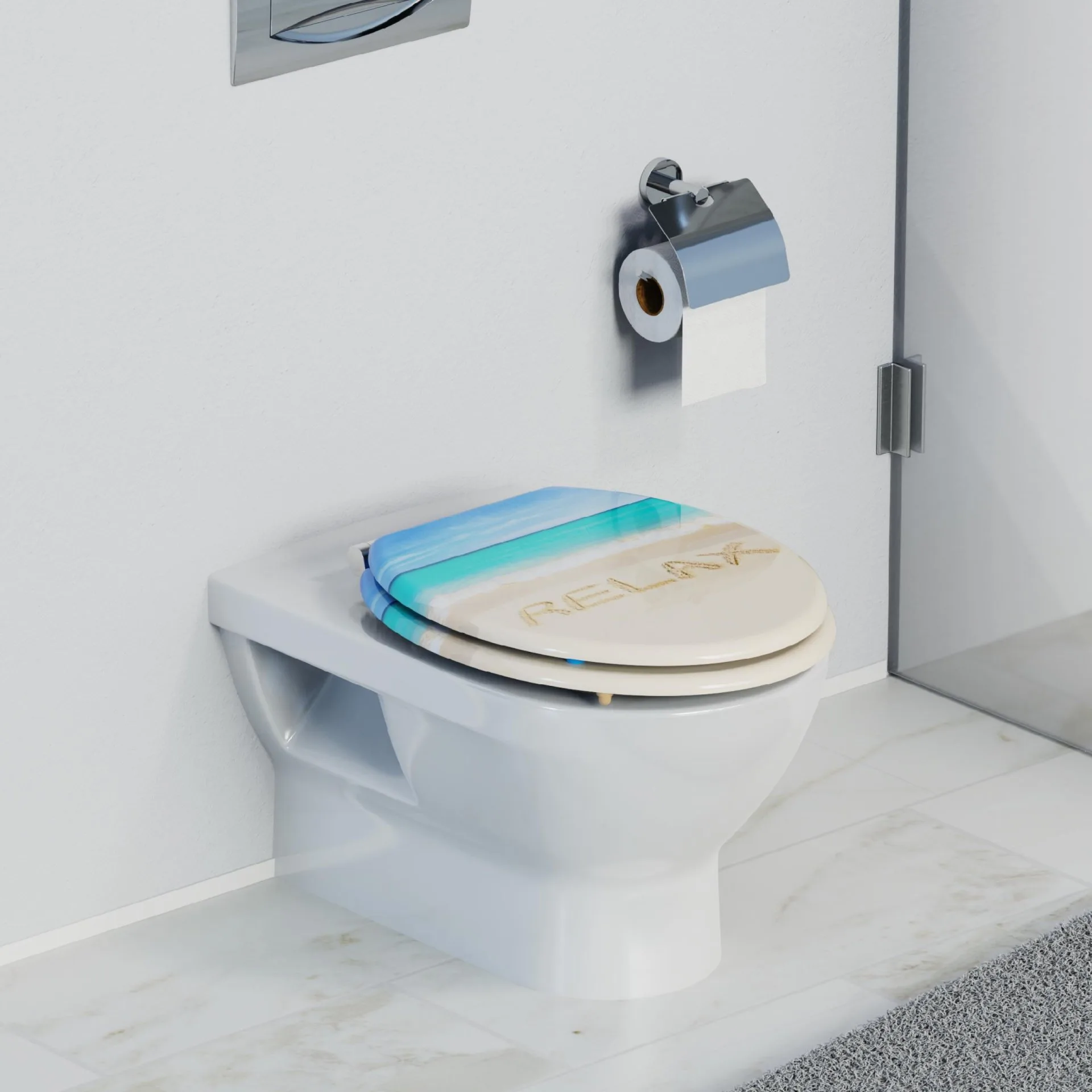 SCHÜTTE RELAX WC-Sitz, MDF, mit Absenkautomatik