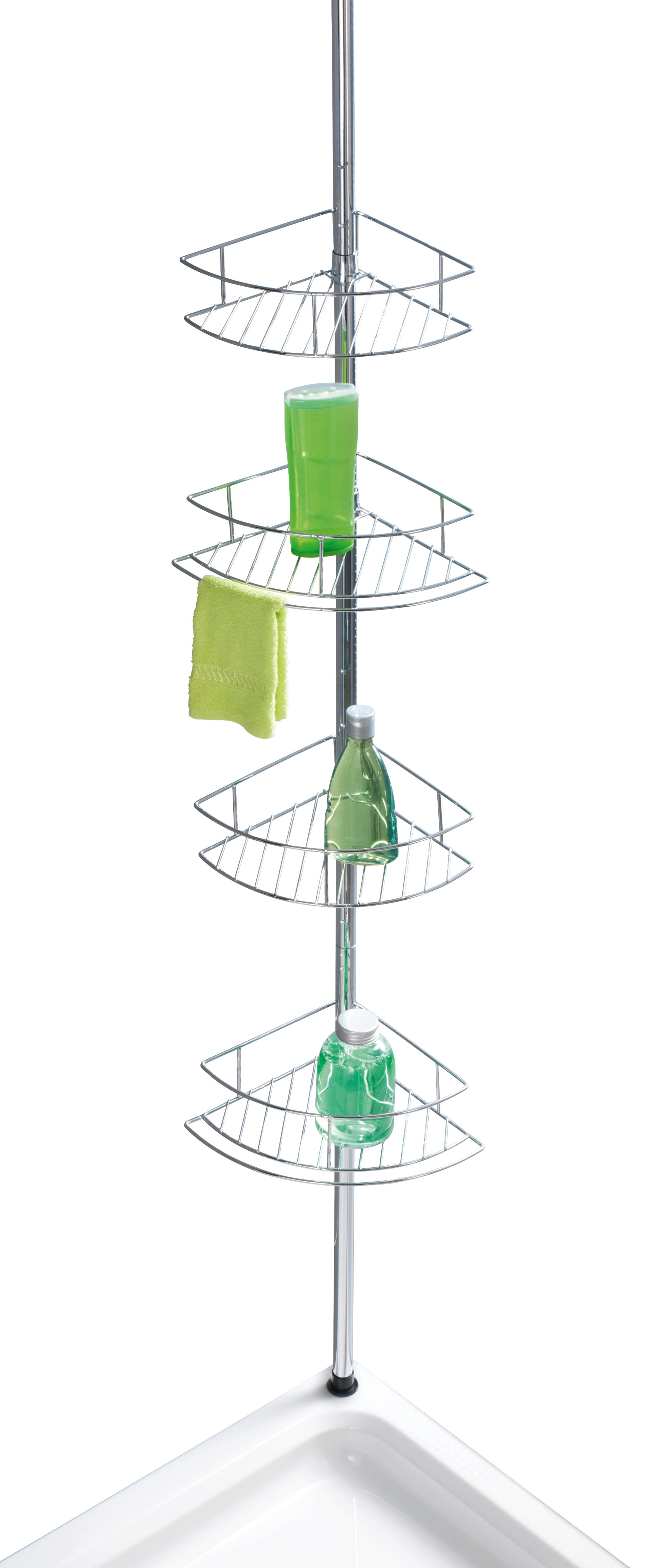 WENKO DOLCEDO Dusch Eckablage, Chrom glänzend