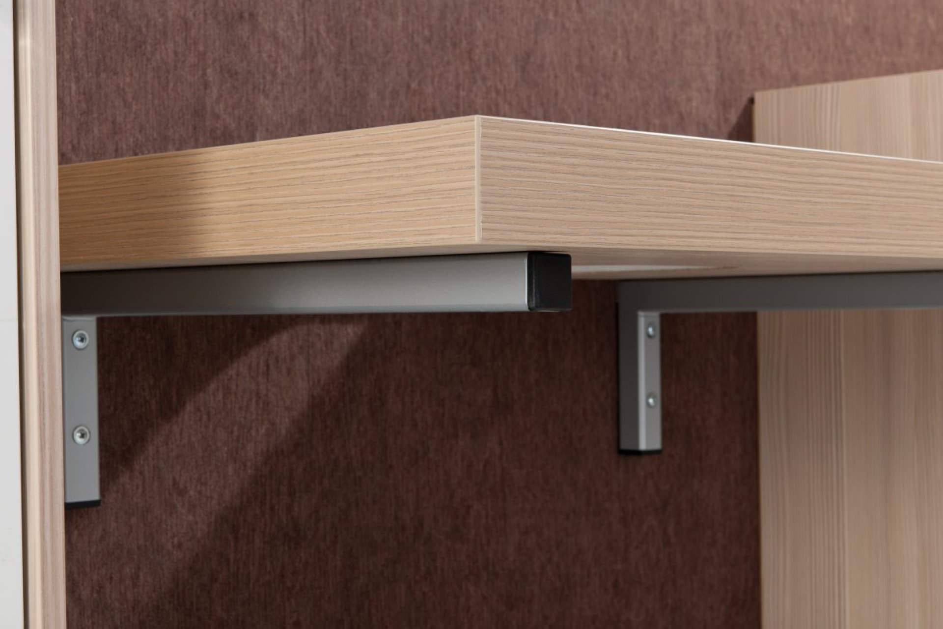 Fackelmann Winkelhalter 2er Set grau