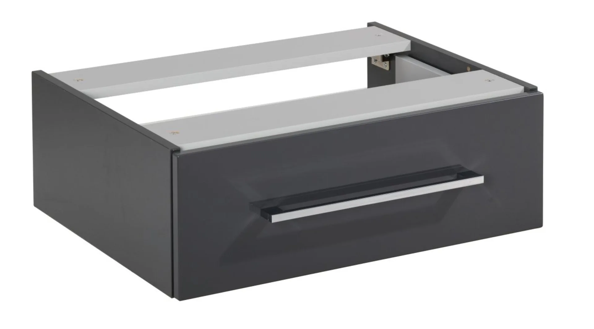 FACKELMANN HYPE 3.0 Unterbauschrank 60 cm breit, Anthrazit, 1 Schublade