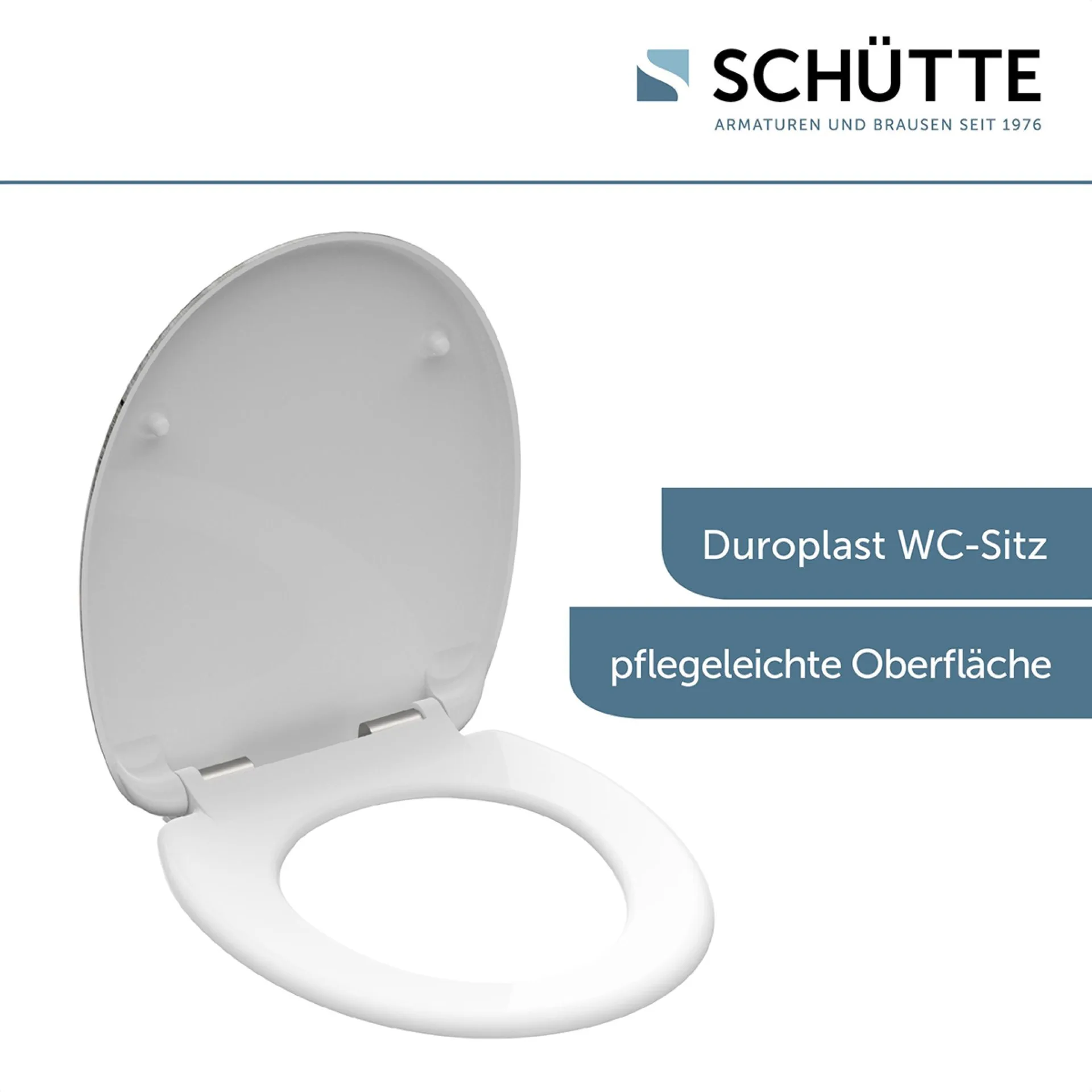 Schütte LIGHTHOUSE WC-Sitz, mit Absenkautomatik, Duroplast