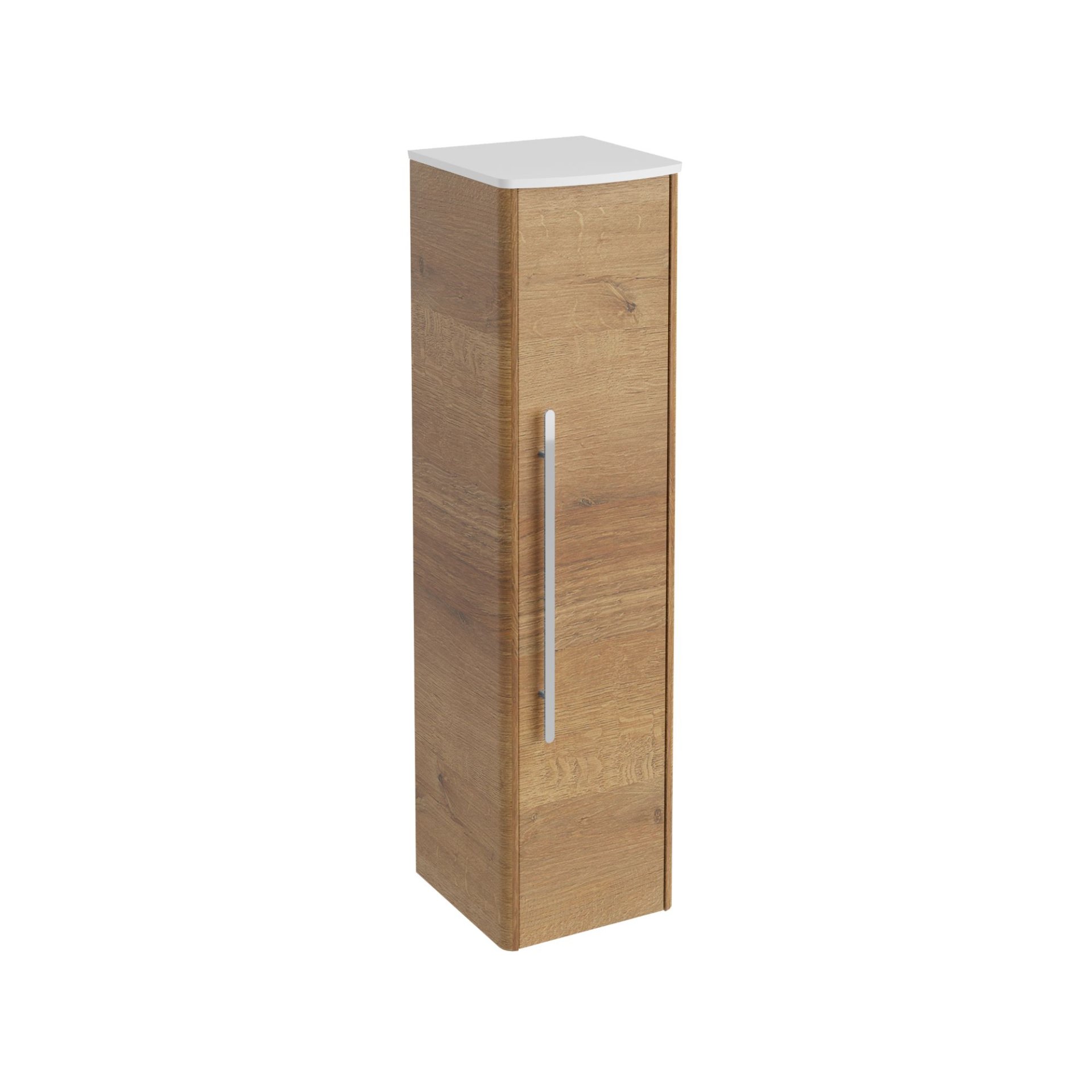 Lanzet CLASSICO Midischrank, Hellbraun/Weiß, rechts