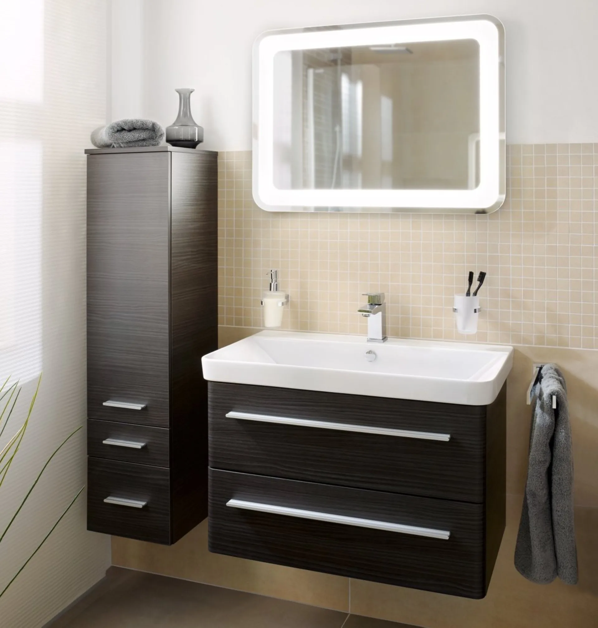 Lanzet M9 Spiegel 100 cm dimmbar