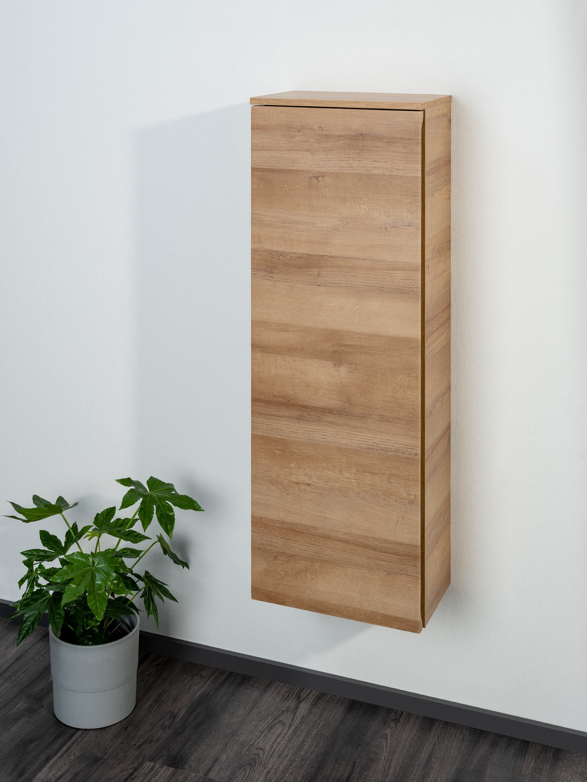 Lanzet Kofferschrank 40,5 cm, Hellbraun, links