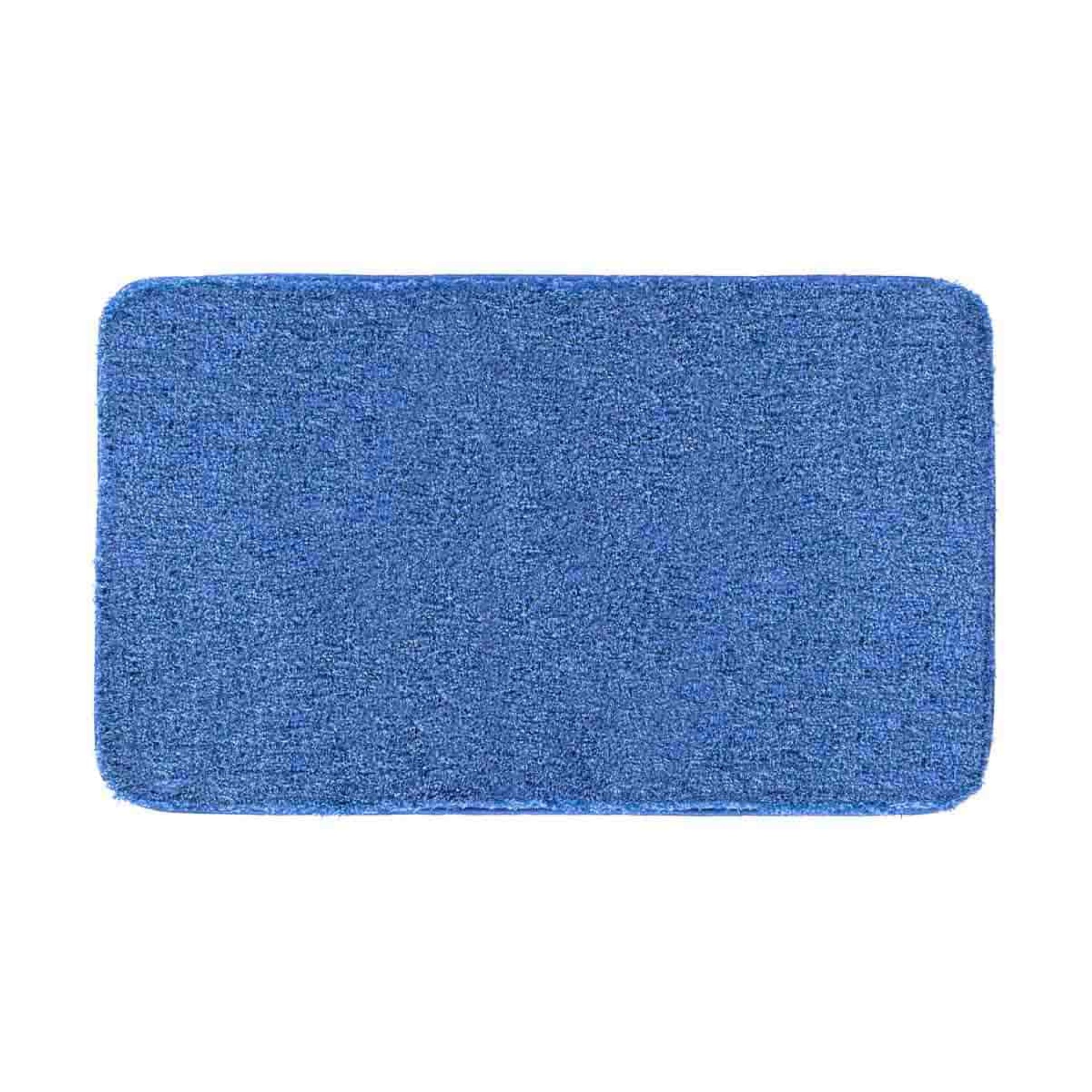 GRUND MELANGE Badematte 50 x 80 cm, Blau