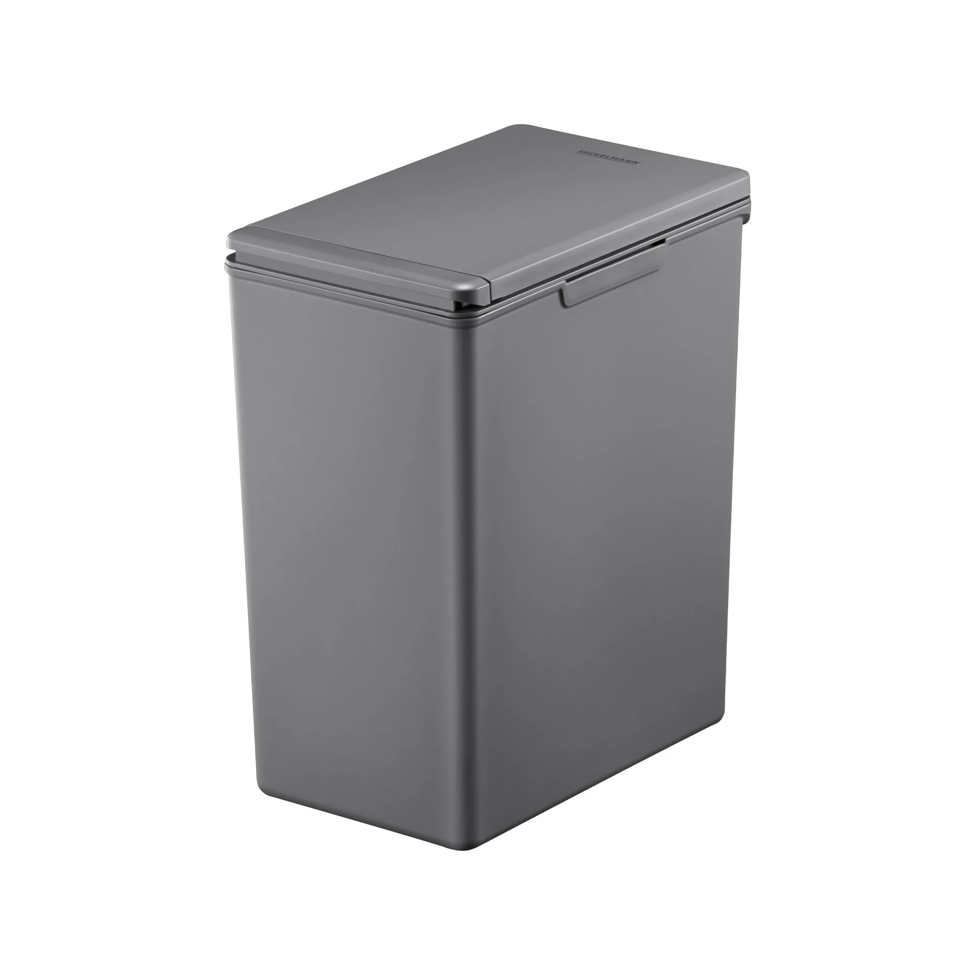 FACKELMANN OSLO Mülleimer 20 Liter, Grau