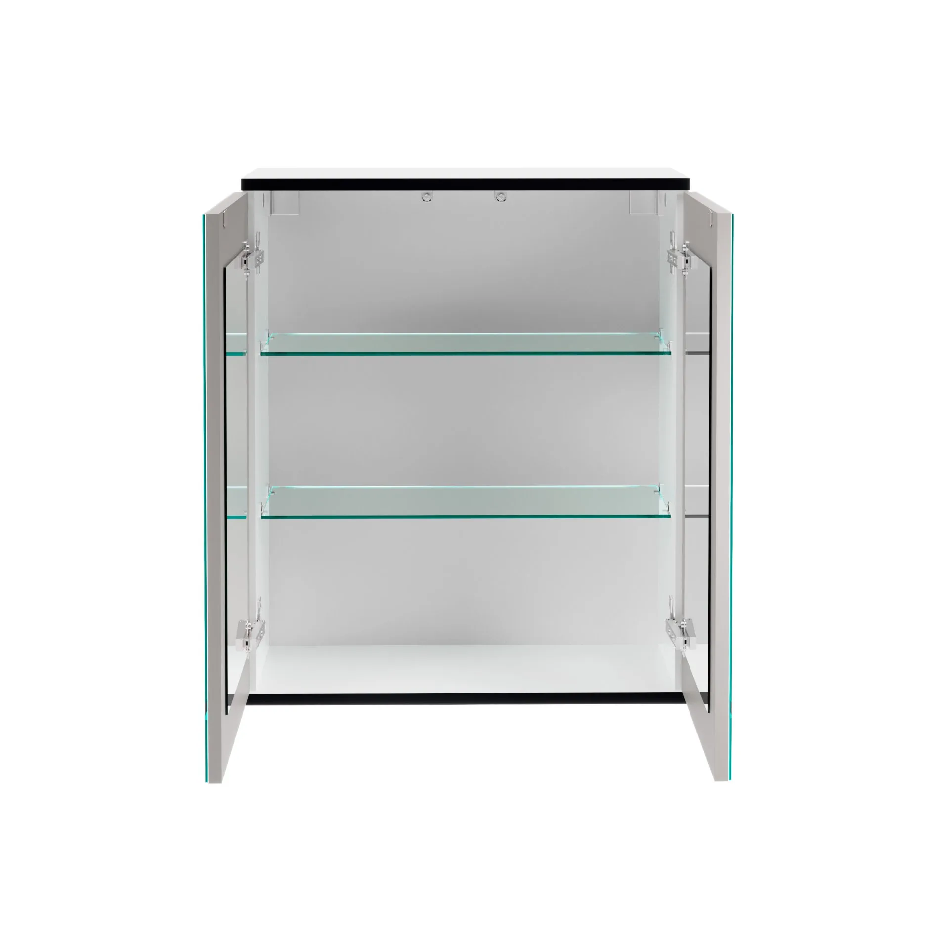 FACKELMANN TE-A Spiegelschrank 60 cm breit, Weiß