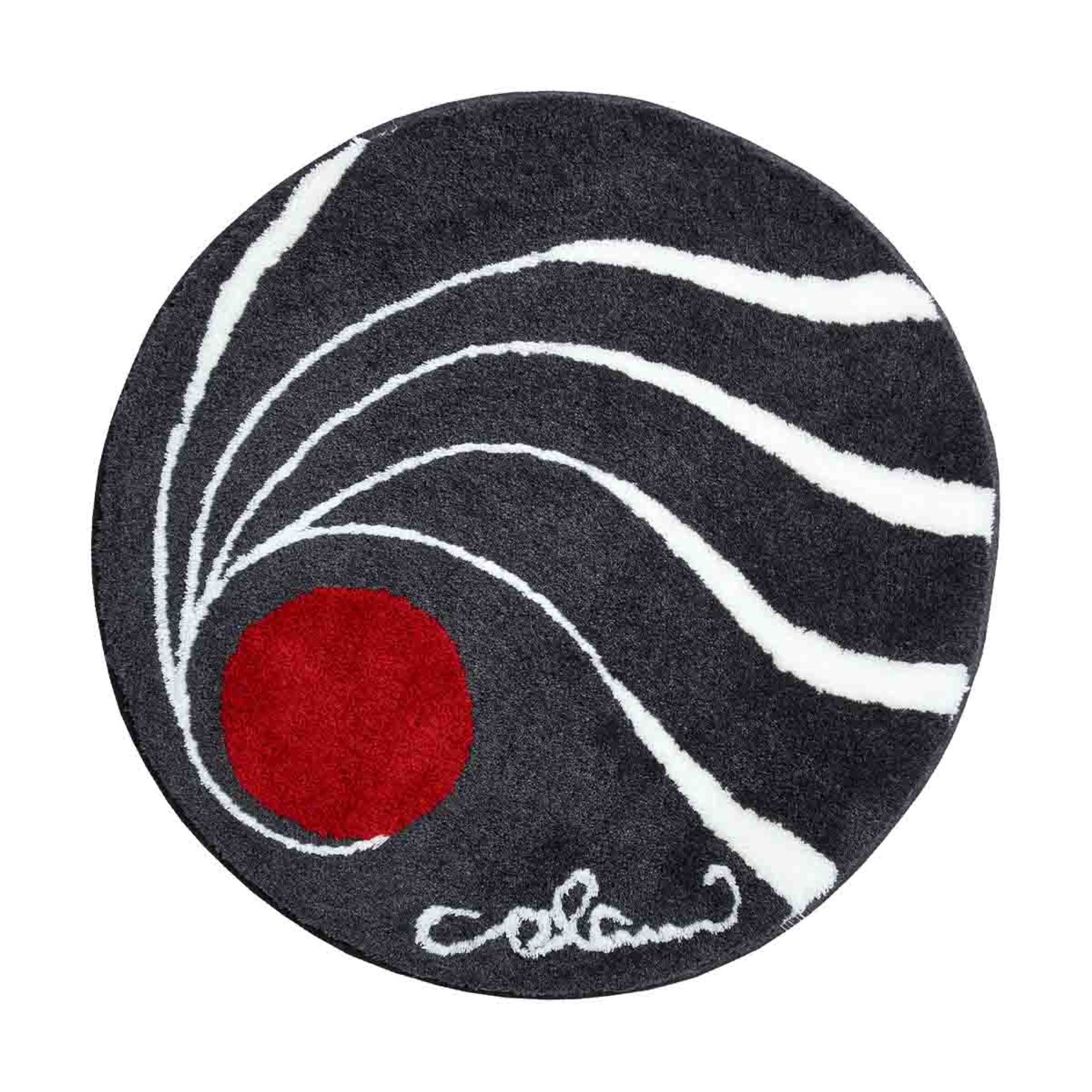 GRUND COLANI 18 Badematte Rund 80 cm Anthrazit